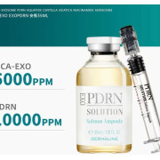 韓國Dermaline EXO積雪草升級版營養傳輸精華MTS微針 EXO PDRN SALMON Ampoule 35ml