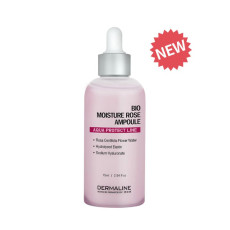 韓國dermaline 玫瑰抗氧修護精華BIO MOISTURE ROSE AMPOULE 75ml