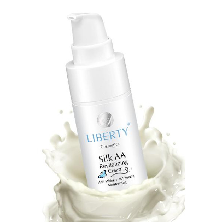 法國LIBERTY Cosmetics 蠶絲蛋白緊緻頸膚霜  Silk-AA Revitalizng cream 30ml/100ml（面/頸適用）