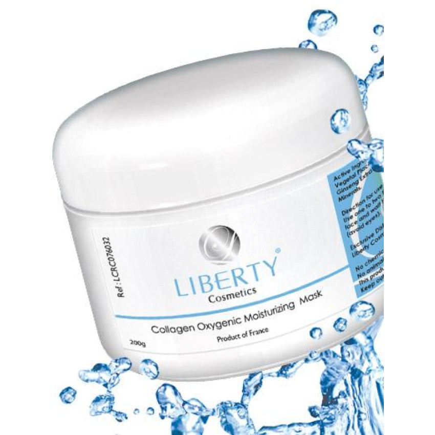 法國碧詩LIBERTY COSMETICS  膠原水份注氧面膜  Collagen Oxygenic Moisturizing Mask 200g